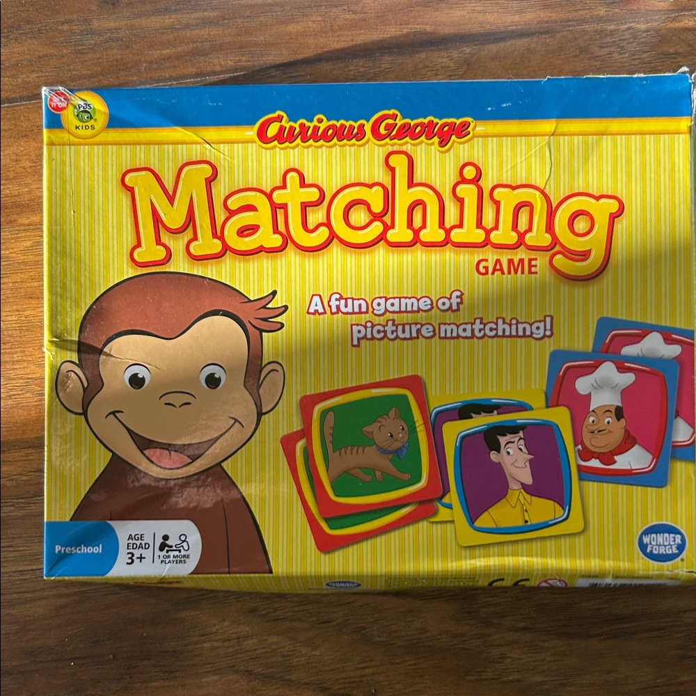 Curious George Matching Game - Fun Picture Matching for Kids